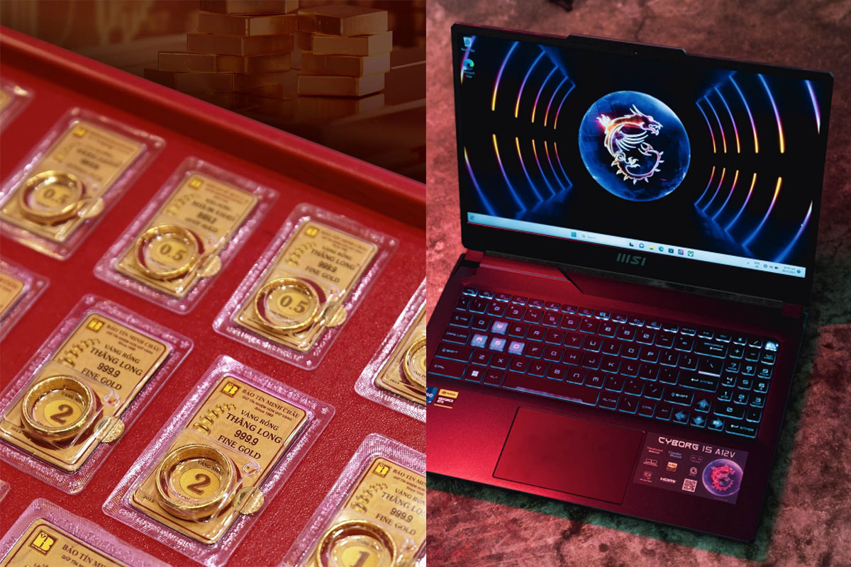 Gi&aacute; v&agrave;ng h&ocirc;m nay 6/10: V&agrave;ng miếng, v&agrave;ng nhẫn kh&ocirc;ng đổi gi&aacute;, laptop gaming MSI gi&aacute; c&oacute; giảm s&acirc;u?