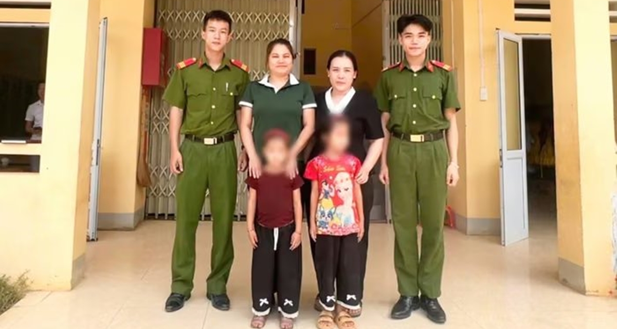 Hai chị em 4 tuổi v&agrave; 6 tuổi ở Tuy&ecirc;n Quang mất t&iacute;ch khi tan học, c&ocirc;ng an t&igrave;m thấy c&aacute;ch trường gần 10km