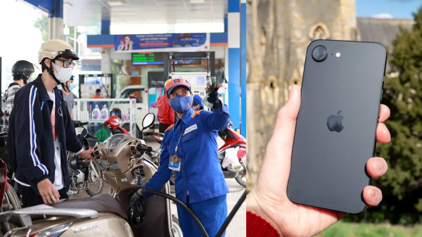 Gi&aacute; xăng dầu h&ocirc;m nay tối 7/10: E10, E5 tăng liền nhiều kỳ, dự b&aacute;o ng&agrave;y mai tiếp tục tăng, iPhone 16e rẻ như cho