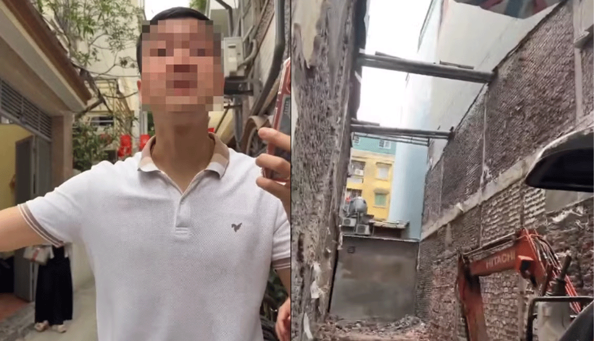 Vụ đ&ograve;i tiền ph&aacute; dỡ nh&agrave; ở H&agrave; Nội bất th&agrave;nh: Chủ nh&agrave; ch&iacute;nh thức l&ecirc;n tiếng? C&ocirc;ng an th&ocirc;ng tin n&oacute;ng vụ việc