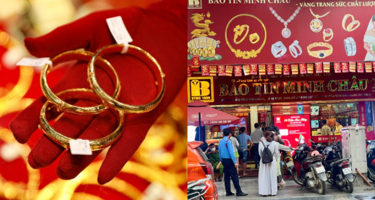 Cập nhật gi&aacute; v&agrave;ng h&ocirc;m nay chiều 8/10: V&agrave;ng miếng v&agrave;ng nhẫn \'quay xe\' giảm, người người vội bắt đ&aacute;y!