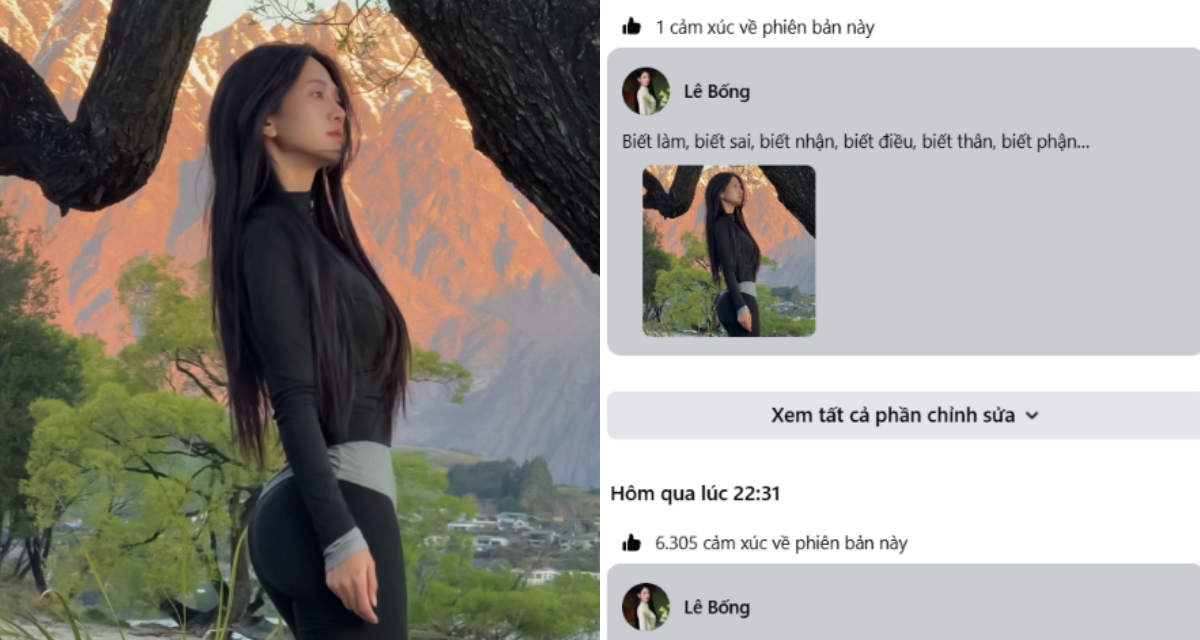 L&ecirc; Bống đăng ảnh khoe d&aacute;ng, viết caption đầy ẩn &yacute; rồi l&agrave;m 1 việc trong đ&ecirc;m: D&acirc;n mạng lập tức x&ocirc;n xao