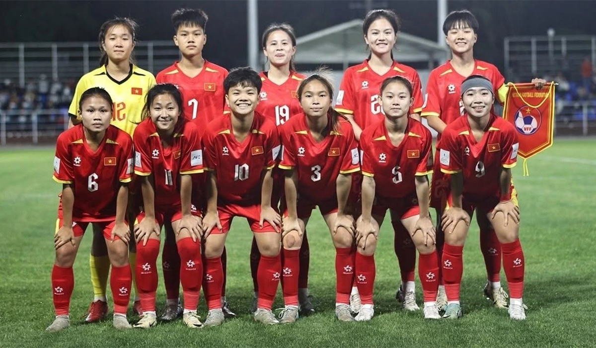 Lịch ph&aacute;t s&oacute;ng trực tiếp b&oacute;ng đ&aacute; U17 Việt Nam vs QĐ Bắc Mariana - K&ecirc;nh xem VL U17 nữ ch&acirc;u &Aacute; 2027