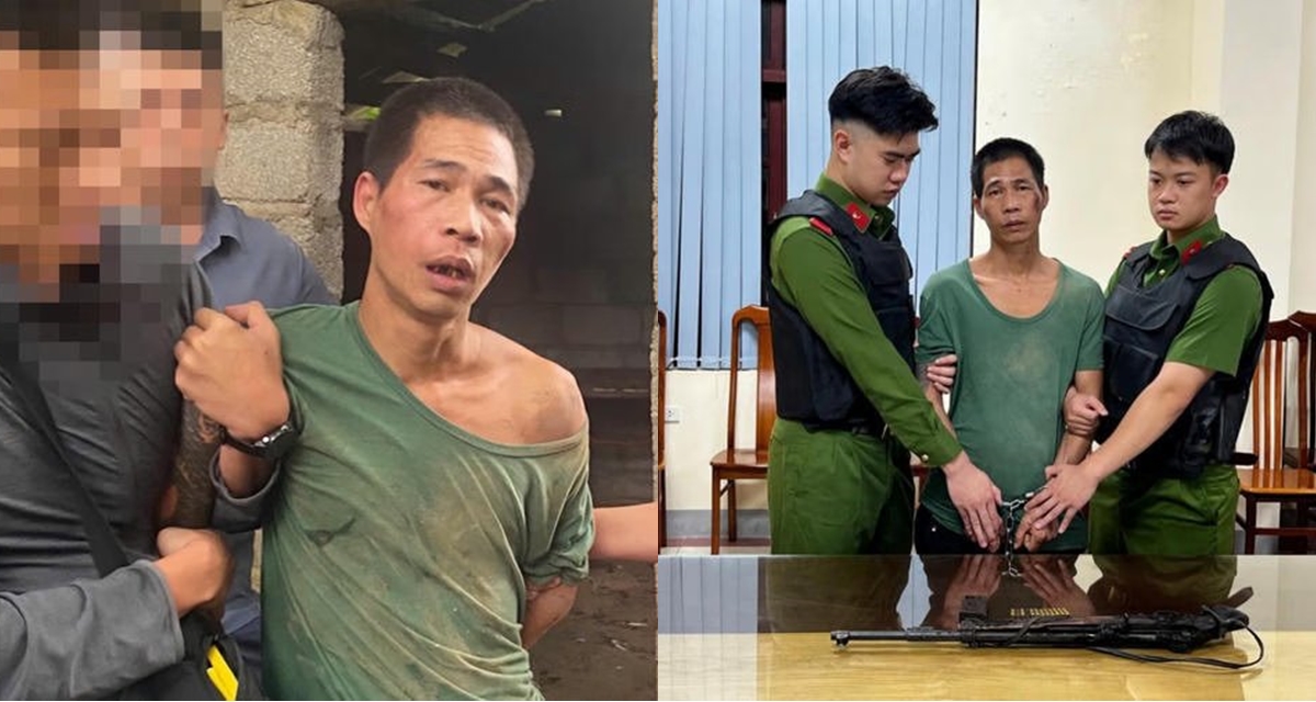 Mật phục, bắt giữ Phương Văn Kỳ SN 1983 mang theo s&uacute;ng v&agrave; 12 vi&ecirc;n đạn lẩn trốn trong rừng ở Lạng Sơn