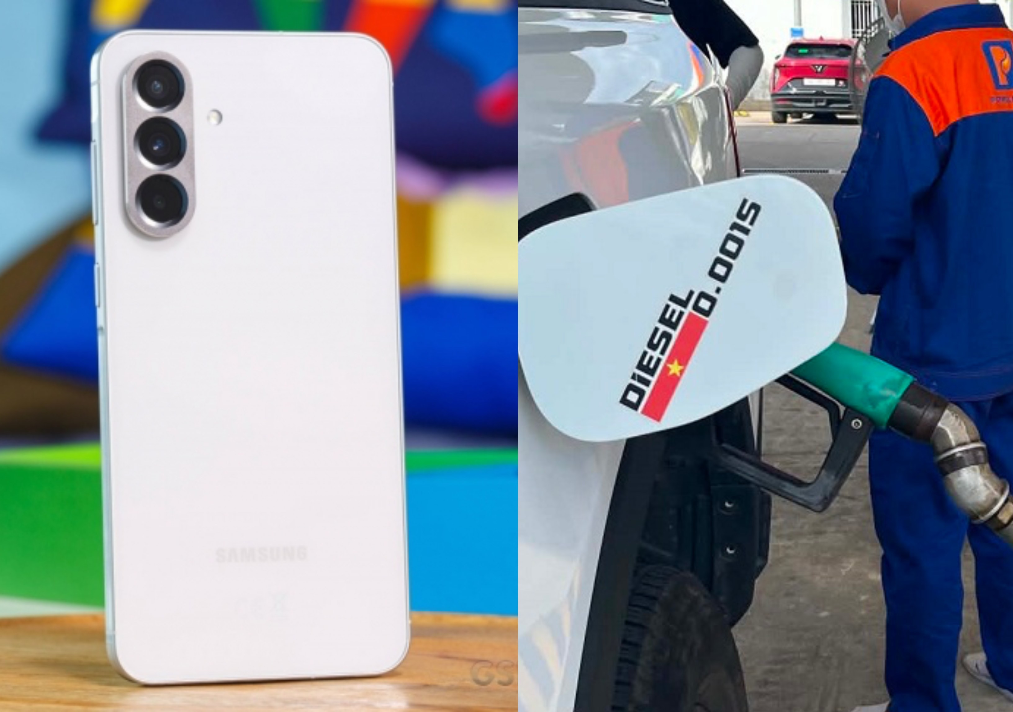 Bảng gi&aacute; xăng dầu ng&agrave;y 10/10: Xăng E10 28.250 đồng/l&iacute;t, dầu diesel 29.120 đồng/l&iacute;t, Galaxy A56 rẻ như cho