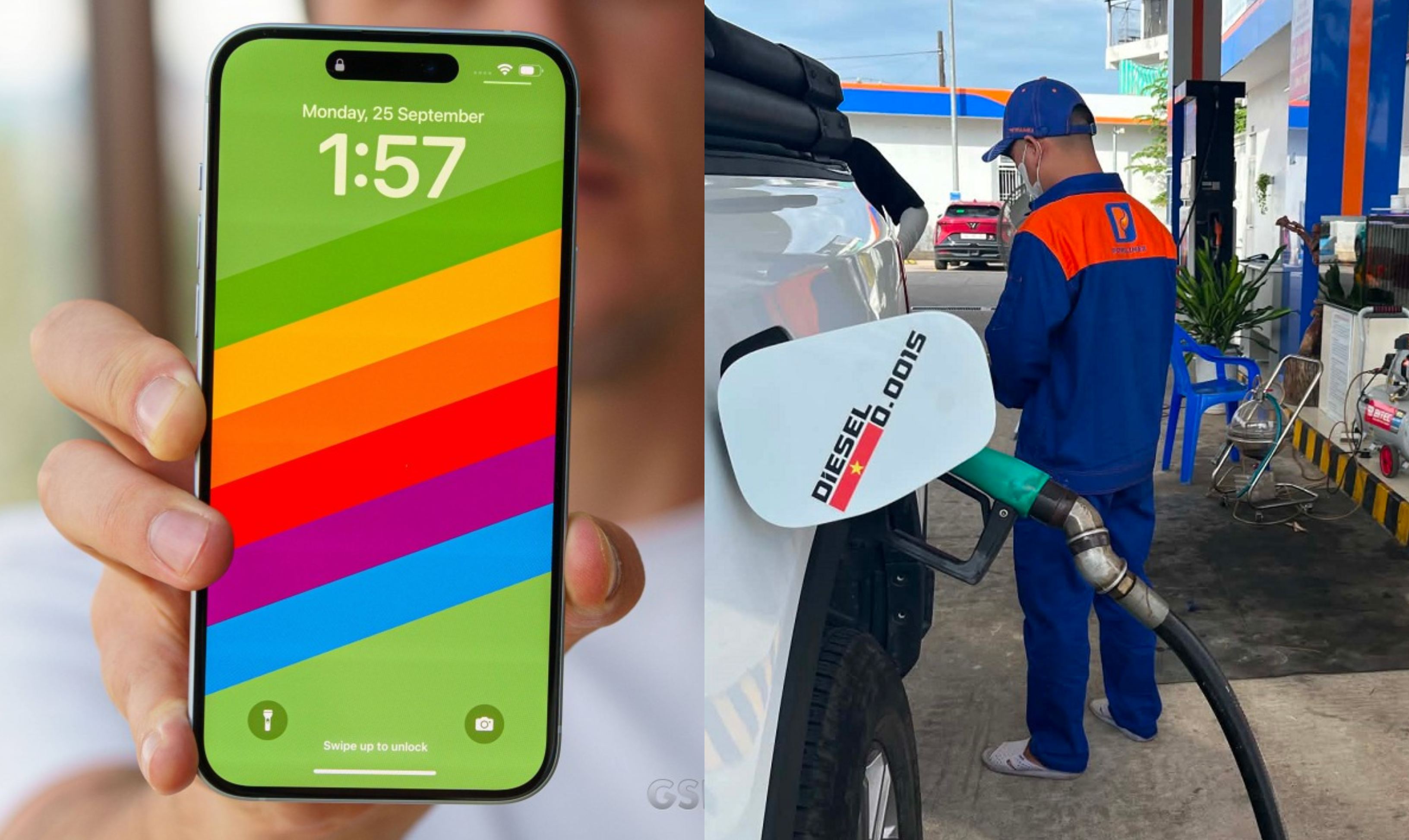 Gi&aacute; xăng dầu h&ocirc;m nay tối 9/10: Xăng E5, E10 v&agrave; dầu Diesel đều dưới 30.000 đồng/l&iacute;t, iPhone 15 Plus rẻ b&egrave;o
