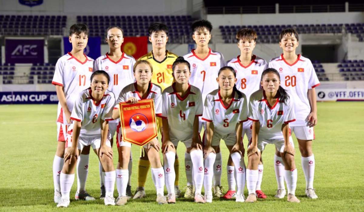 Lịch ph&aacute;t s&oacute;ng trực tiếp b&oacute;ng đ&aacute; U17 Việt Nam vs Kyrgyzstan - K&ecirc;nh xem VL U17 nữ ch&acirc;u &Aacute; 2027