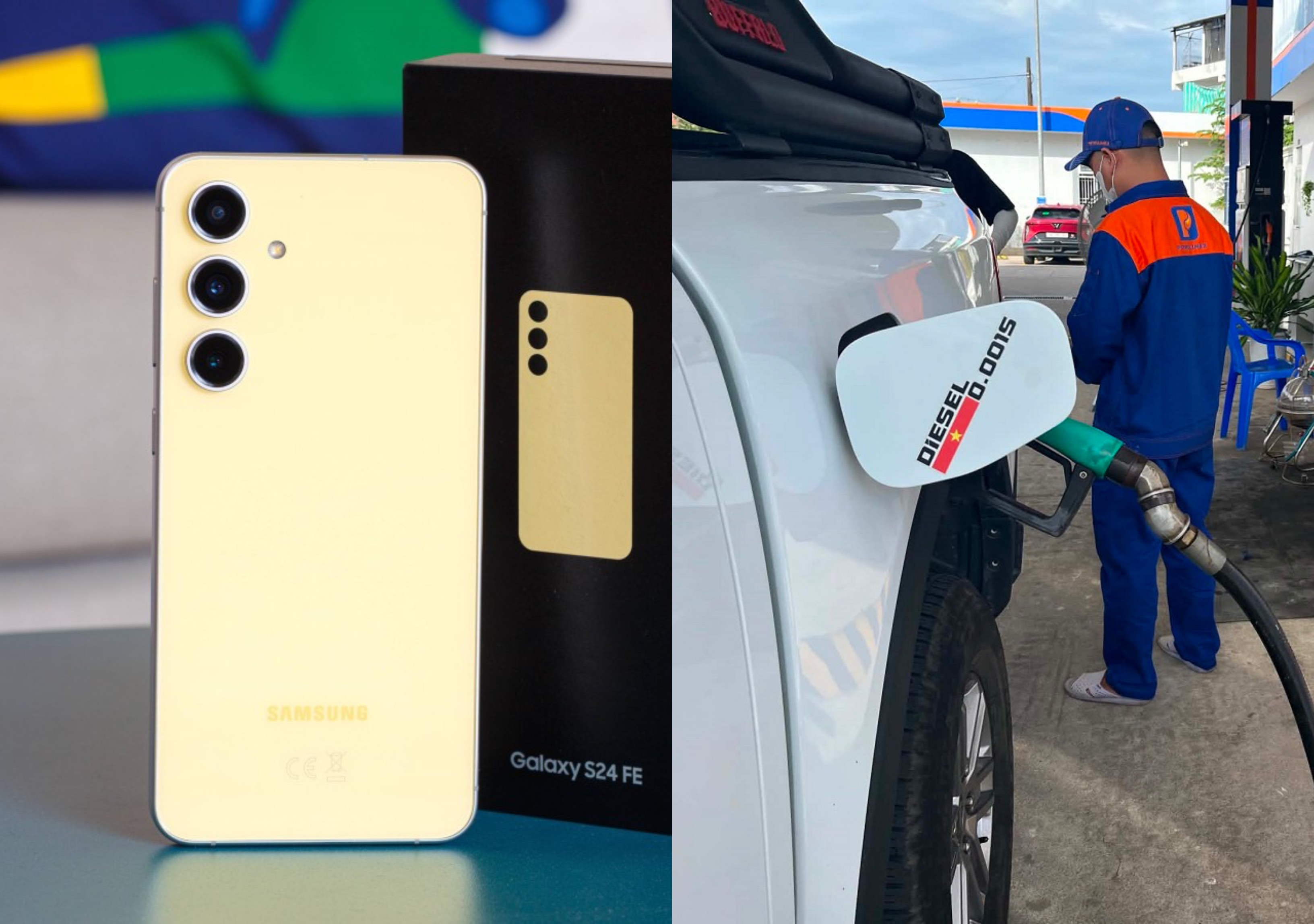Bảng gi&aacute; xăng dầu h&ocirc;m nay 11/10: Dầu diesel l&ugrave;i dưới 30.000 đồng, xăng E10 chưa qu&aacute;, Galaxy S24 cực rẻ