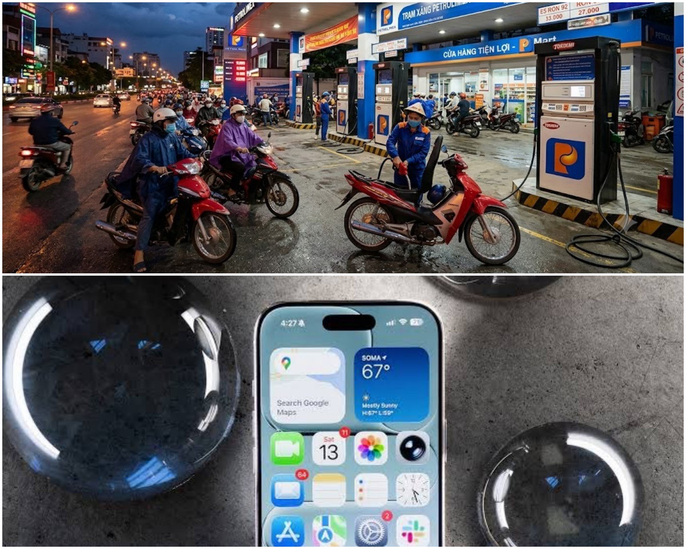 Gi&aacute; xăng dầu tối nay 10/10: Thị trường biến động tr&aacute;i chiều, xăng tăng vượt mốc 28.000 đồng/l&iacute;t, gi&aacute; iPhone Air cũ đ&atilde; rẻ