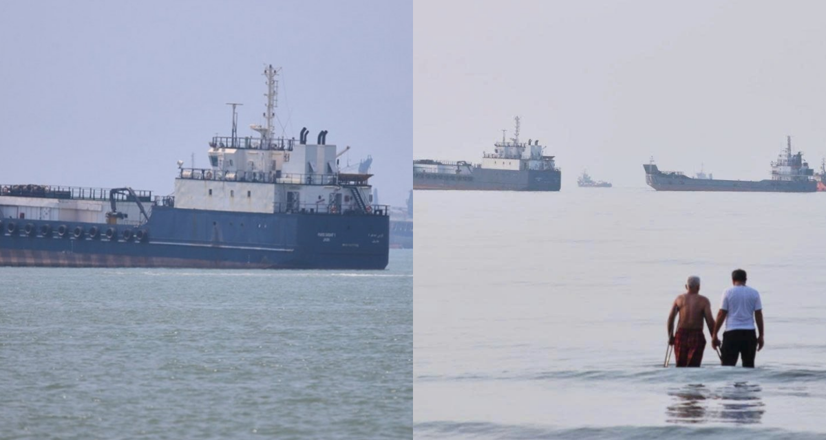 Một t&agrave;u chở dầu đi qua eo biển Hormuz bị tr&uacute;ng thủy l&ocirc;i v&agrave; ph&aacute;t nổ
