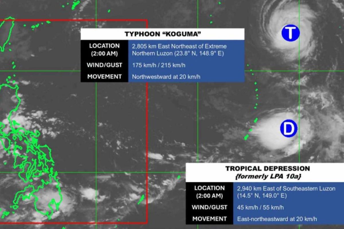 Tin b&atilde;o mới nhất ng&agrave;y 11/10: B&atilde;o Koguma giật 215km/h, Biển Đ&ocirc;ng cảnh b&aacute;o s&oacute;ng lớn nguy hiểm