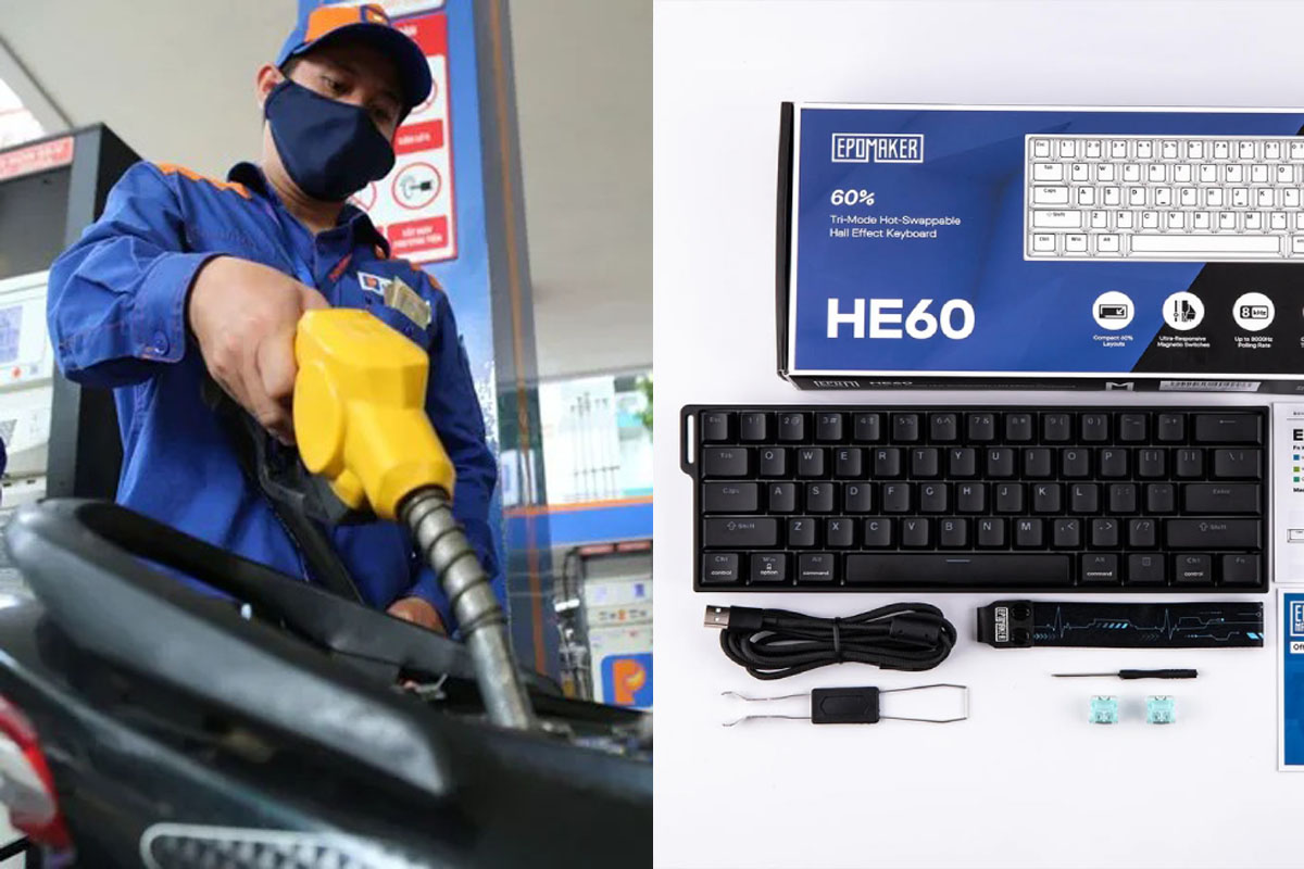 Gi&aacute; xăng dầu tối 12/10: Dầu diesel giảm 2 kỳ li&ecirc;n tiếp, Epomaker ra mắt b&agrave;n ph&iacute;m Hall Effect gi&aacute; ra sao?