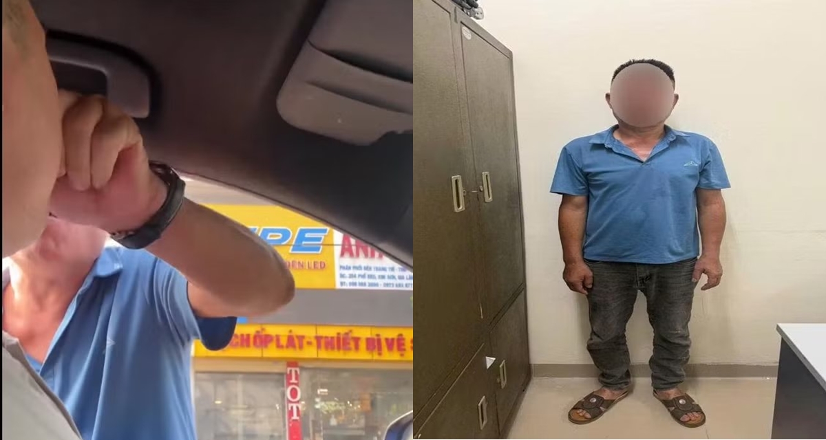 Danh t&iacute;nh người đ&agrave;n &ocirc;ng chặn &ocirc; t&ocirc;, v&eacute;o mũi v&agrave; t&aacute;t t&agrave;i xế ở H&agrave; Nội, khai g&igrave; tại cơ quan c&ocirc;ng an?