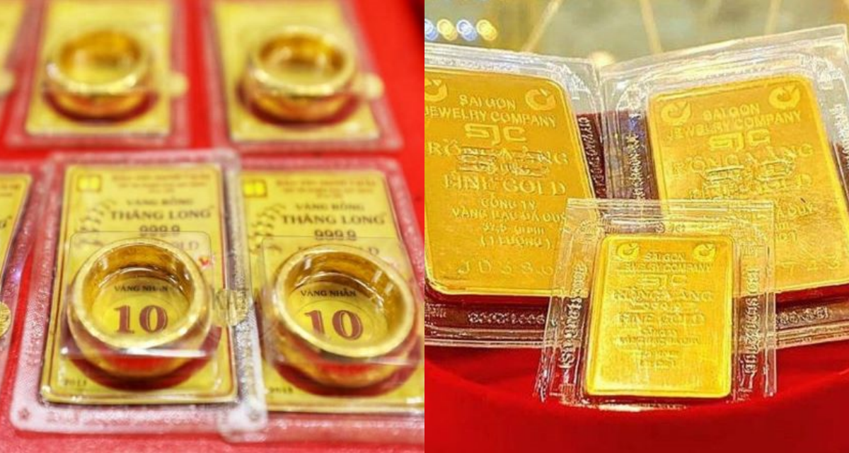 Cập nhật gi&aacute; v&agrave;ng h&ocirc;m nay 13/10: V&agrave;ng miếng v&agrave;ng nhẫn giảm tới 1,3 triệu đồng/lượng phi&ecirc;n s&aacute;ng! 