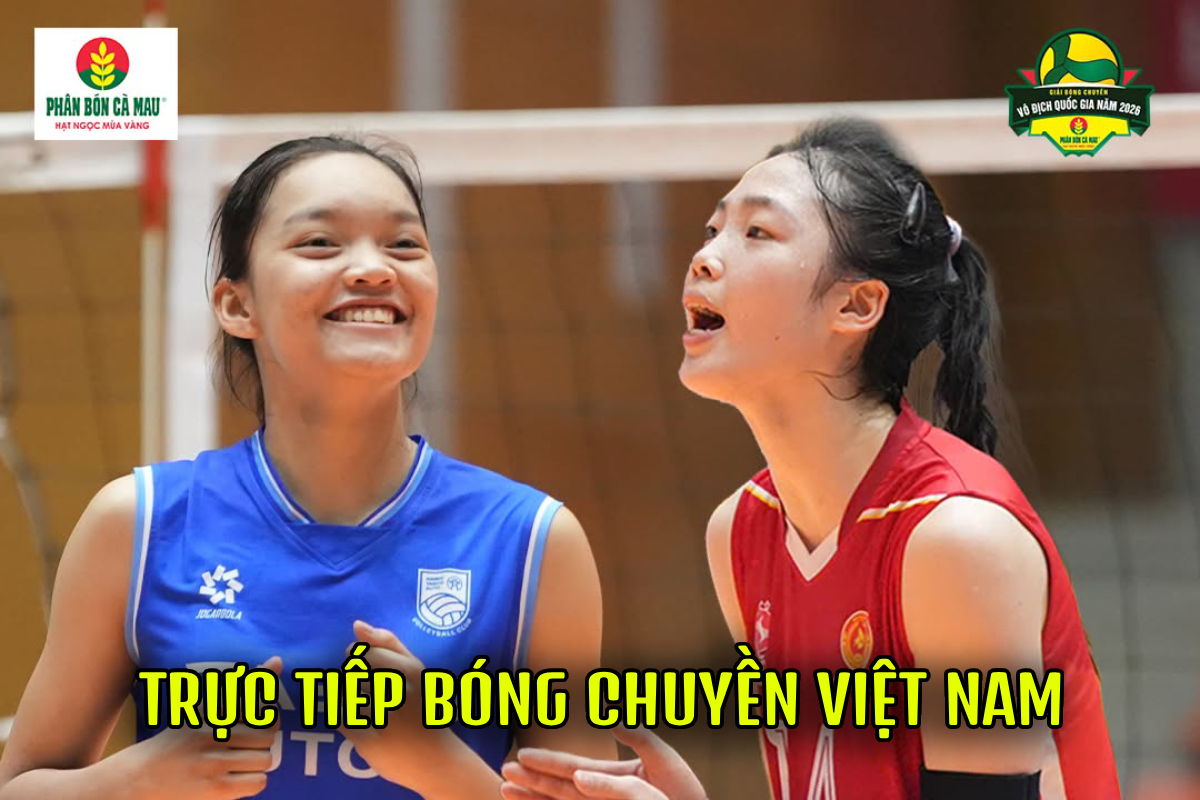 TRỰC TIẾP b&oacute;ng chuyền Việt Nam h&ocirc;m nay 14/10 - Link xem trực tiếp v&ograve;ng 2 giải b&oacute;ng chuyền nữ VĐQG 2026