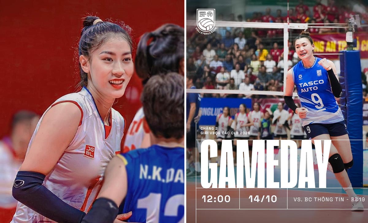 Trực tiếp b&oacute;ng chuyền nữ H&agrave; Nội Tasco vs BCTT BĐ19 12h ng&agrave;y 14/10 - Link xem trực tiếp giải VĐQG Việt Nam