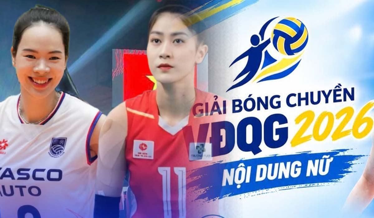 TRỰC TIẾP b&oacute;ng chuyền nữ H&agrave; Nội Tasco vs Binh Chủng Th&ocirc;ng Tin - Link xem b&oacute;ng chuyền nữ b&oacute;ng chuyền nữ VĐQG 2026