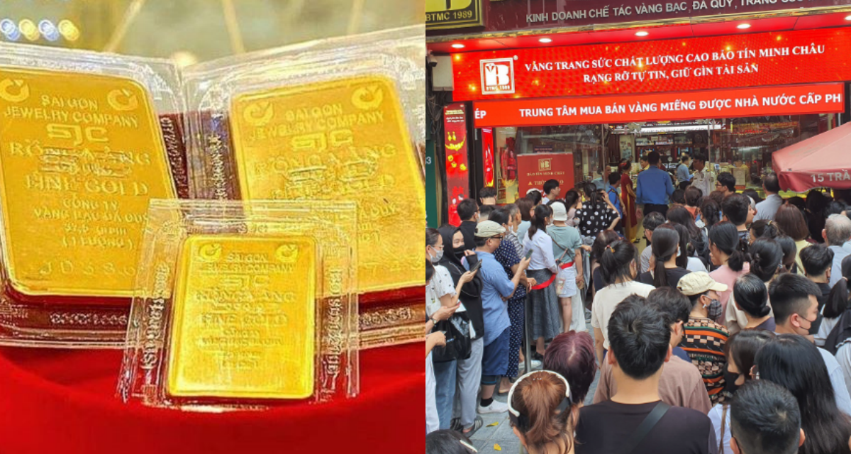 Bảng gi&aacute; v&agrave;ng h&ocirc;m nay 15/10: V&agrave;ng SJC v&agrave;ng 9999 vừa tăng vừa giảm hiếm thấy, v&agrave;ng thế giới đảo chiều