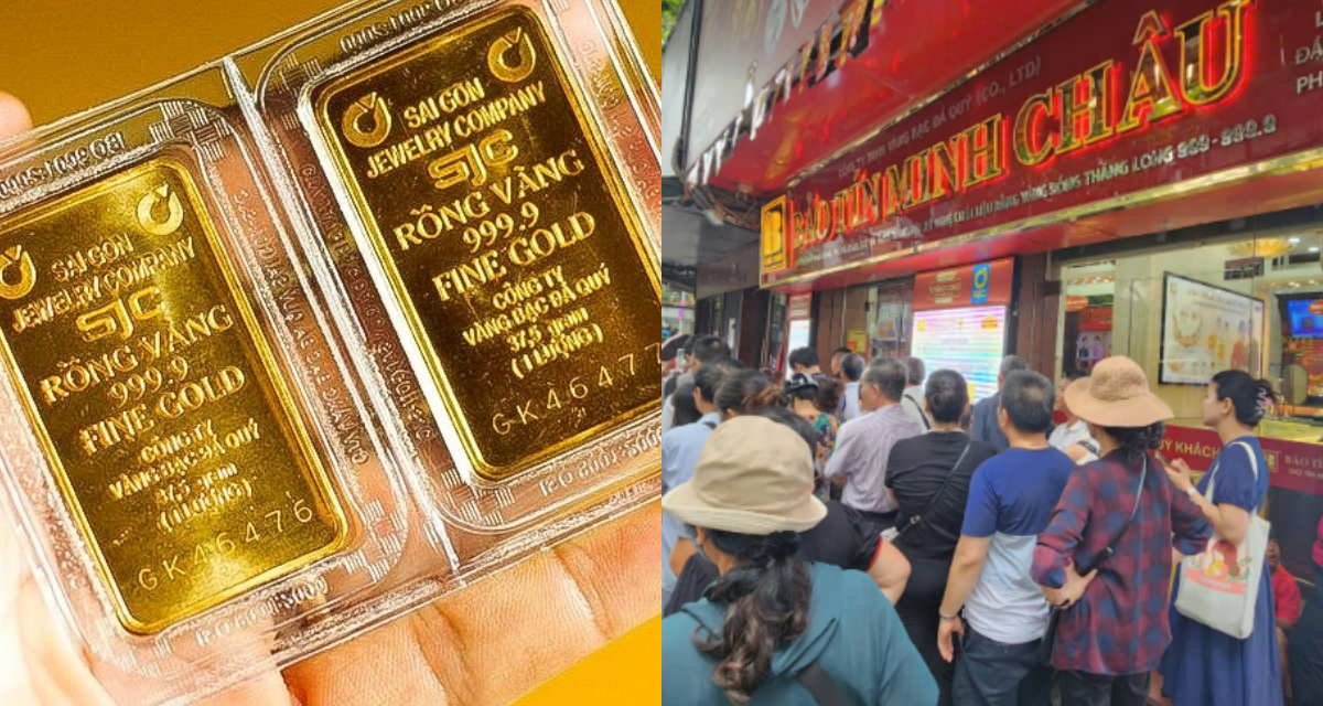 Gi&aacute; v&agrave;ng h&ocirc;m nay 15/10 mới nhất: V&agrave;ng SJC v&agrave;ng 9999 tụt dốc kh&ocirc;ng phanh, v&agrave;ng thế giới về s&aacute;t đ&aacute;y