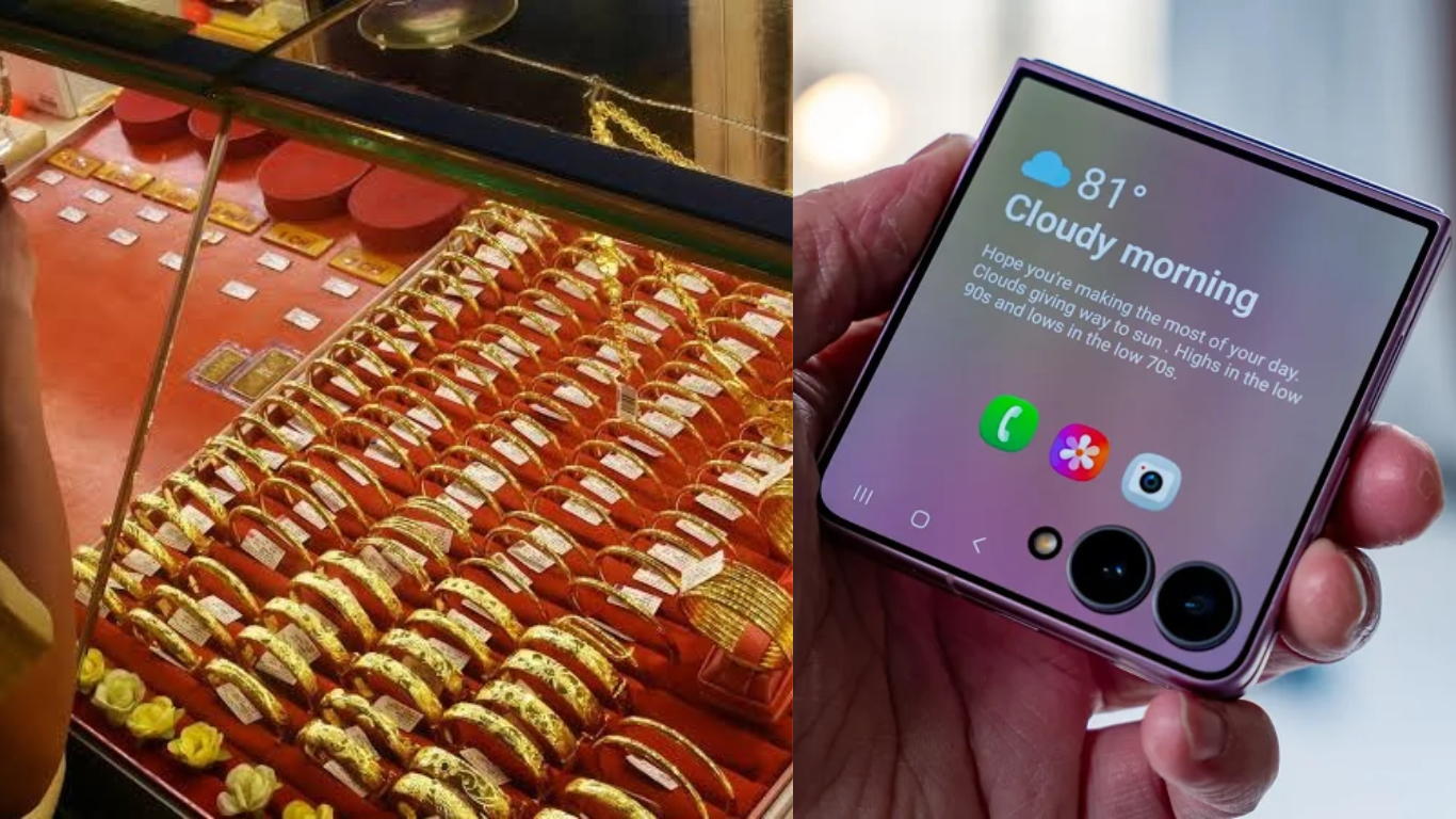 Gi&aacute; v&agrave;ng h&ocirc;m nay tối 15/10 diễn biến tr&aacute;i chiều, ch&ecirc;nh lệch mua b&aacute;n cao, Samsung Z Flip 8 c&oacute; rẻ?