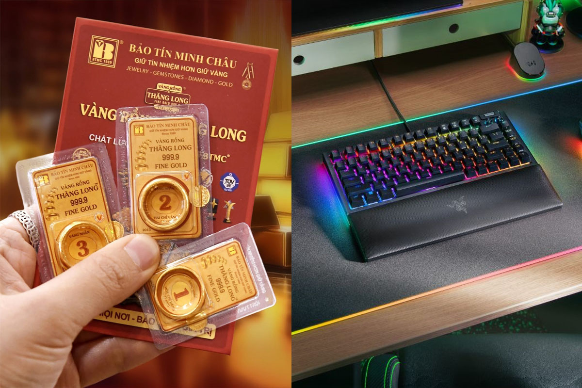 Gi&aacute; v&agrave;ng h&ocirc;m nay 15/10: V&agrave;ng miếng, v&agrave;ng nhẫn gi&aacute; c&oacute; c&ograve;n giảm? B&agrave;n ph&iacute;m gaming Razer gi&aacute; biến động