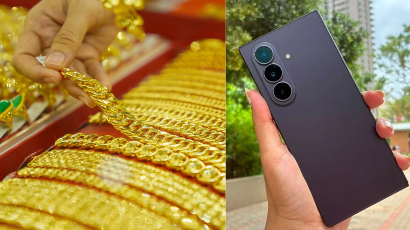 Gi&aacute; v&agrave;ng h&ocirc;m nay trưa 16/10: V&agrave;ng thế giới tăng mạnh, trong nước c&oacute; tăng theo? Samsung Z Fold 8 Ultra c&oacute; rẻ?