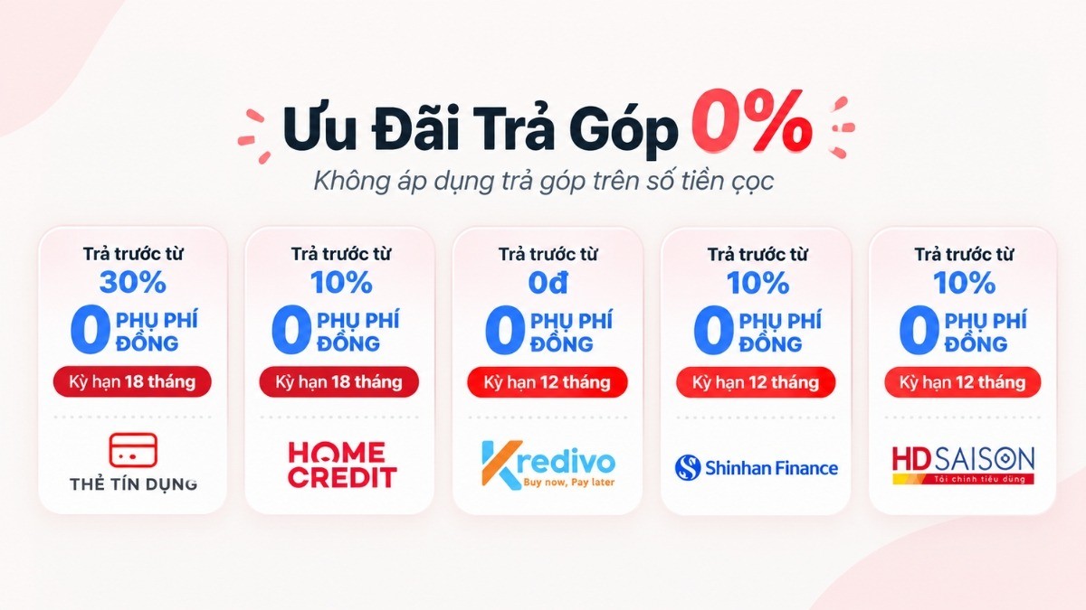 iPhone Duo trả g&oacute;p 0% 18 th&aacute;ng tại CellphoneS