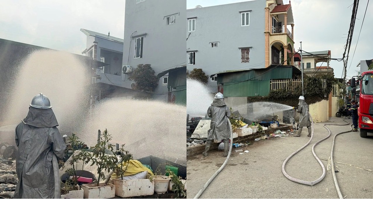 R&ograve; rỉ kh&iacute; Clo khiến 40 người nhiễm độc ở H&agrave; Nội: Xuất ph&aacute;t từ đống phế liệu, 2 nạn nh&acirc;n nặng l&agrave; ai?