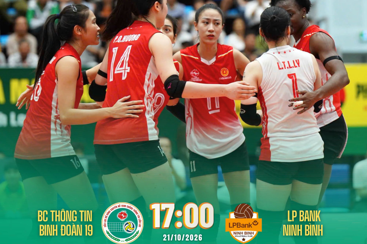 VTV trực tiếp b&oacute;ng chuyền nữ LP Bank Ninh B&igrave;nh vs BC Th&ocirc;ng Tin BĐ19 - Link trực tiếp giải VĐQG 2026