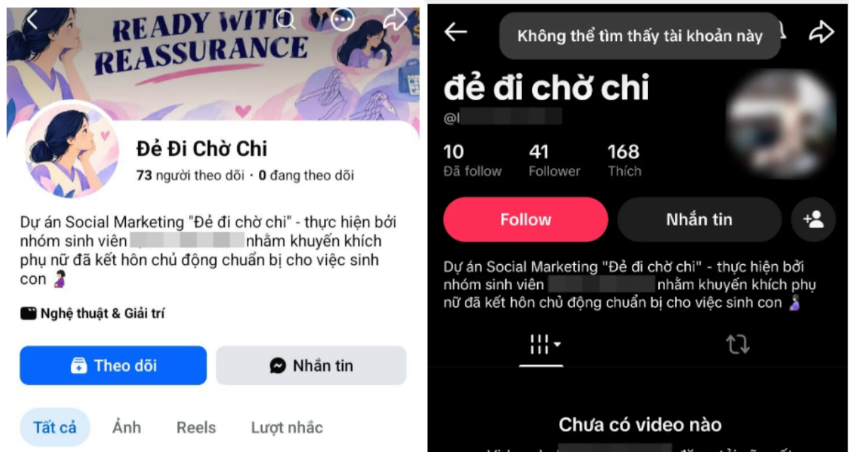 Dự &aacute;n \'Đẻ đi chờ chi\' bị d&acirc;n mạng phản ứng: Video bị gỡ, t&agrave;i khoản li&ecirc;n quan kh&ocirc;ng c&ograve;n t&igrave;m thấy