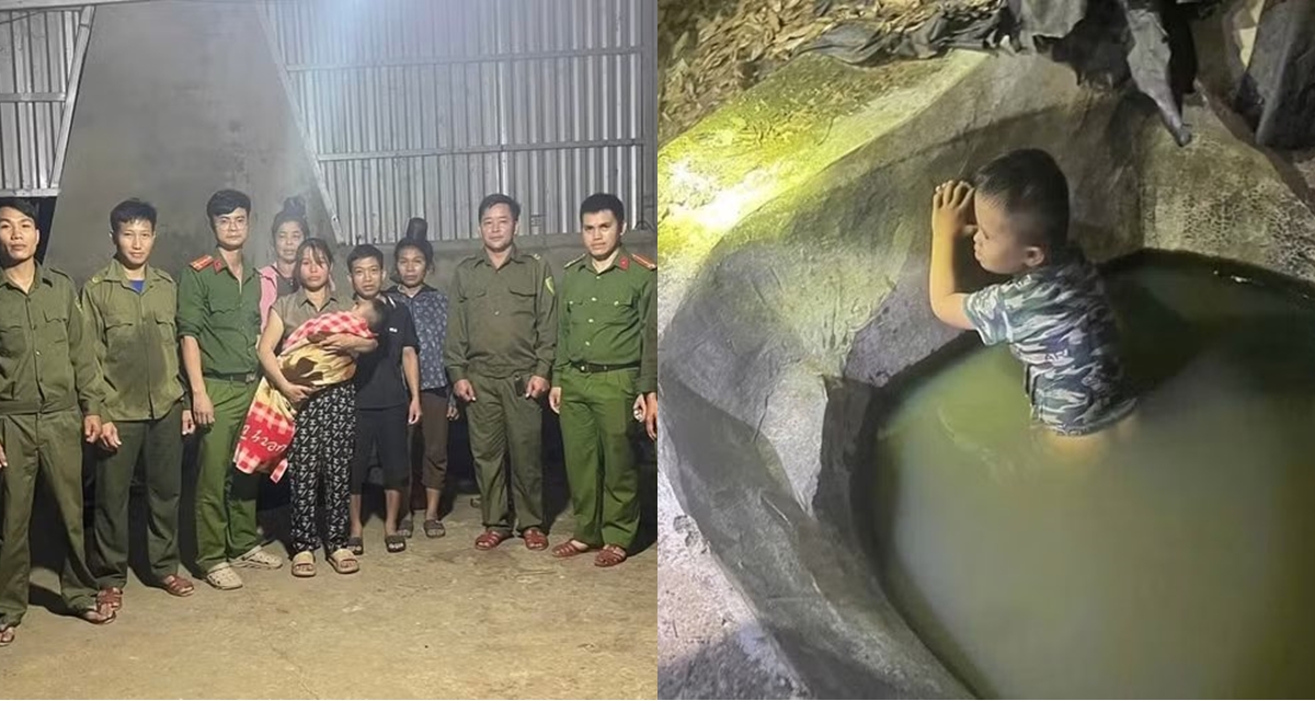 B&eacute; trai 3 tuổi mất t&iacute;ch hơn 14 giờ, được gia đ&igrave;nh t&igrave;m thấy vẫn an to&agrave;n ở nơi kh&ocirc;ng ai nghĩ đến