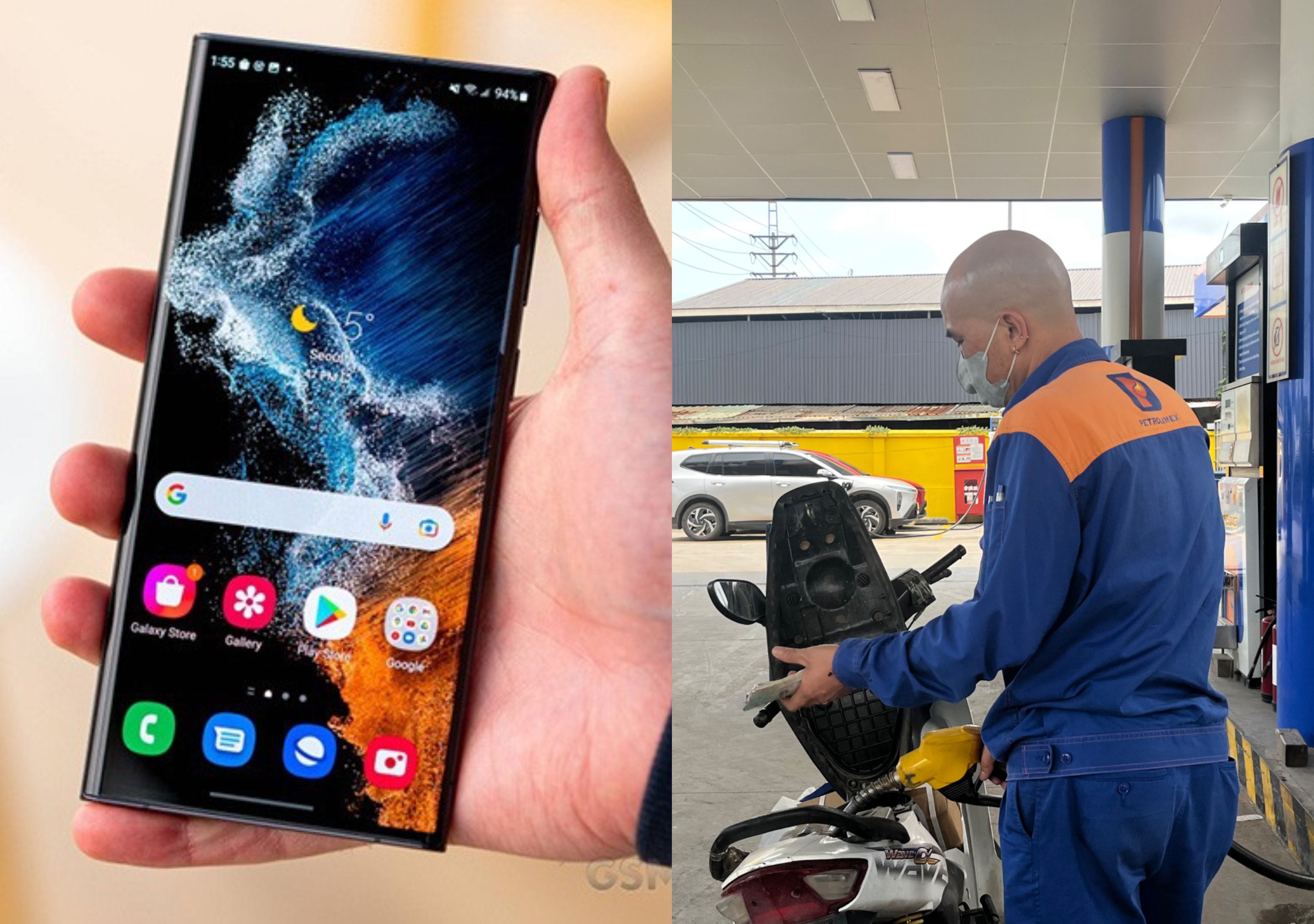 Bảng gi&aacute; xăng dầu h&ocirc;m nay 25/10: Xăng E5, E10 vẫn rẻ, diesel dưới 30.000 đồng, Galaxy S23 Ultra hạ s&acirc;u