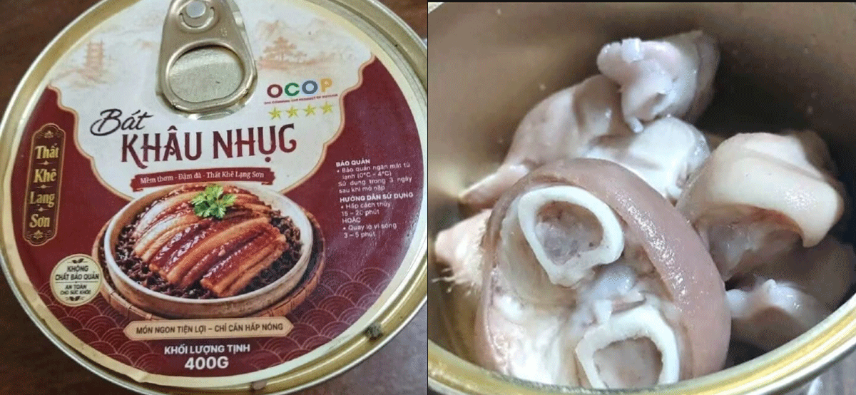 C&ocirc;ng an th&ocirc;ng tin kết quả x&aacute;c minh vụ người đ&agrave;n &ocirc;ng mua đặc sản kh&acirc;u nhục Lạng Sơn nhận về cục xương ch&acirc;n gi&ograve;