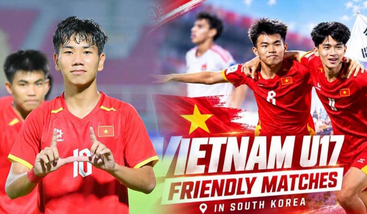 Kết quả b&oacute;ng đ&aacute; U17 Việt Nam vs U17 Cheonan City h&ocirc;m nay 26/10 - Giao hữu: Cơn mưa b&agrave;n thắng
