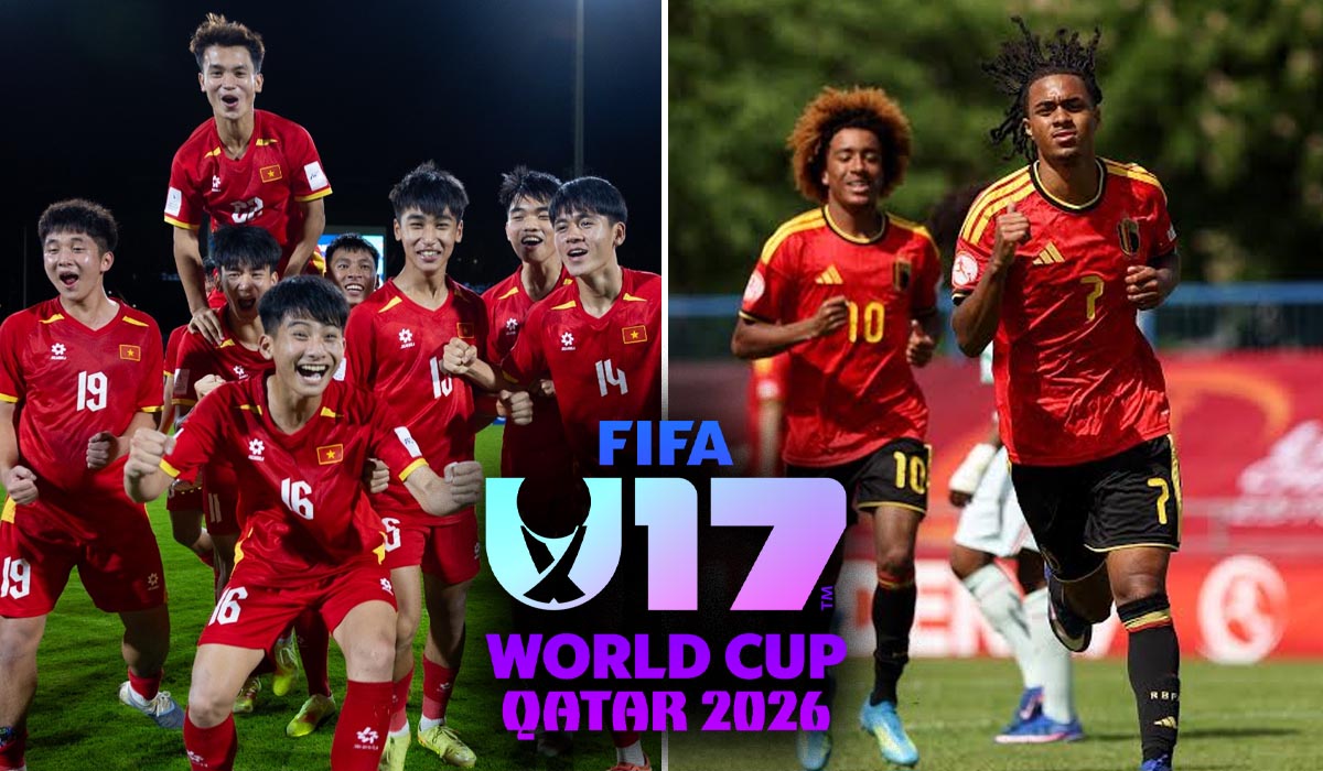 Lịch thi đấu VCK U17 World Cup 2026 mới nhất 27/10: ĐT Việt Nam đấu với Bỉ l&uacute;c mấy giờ?
