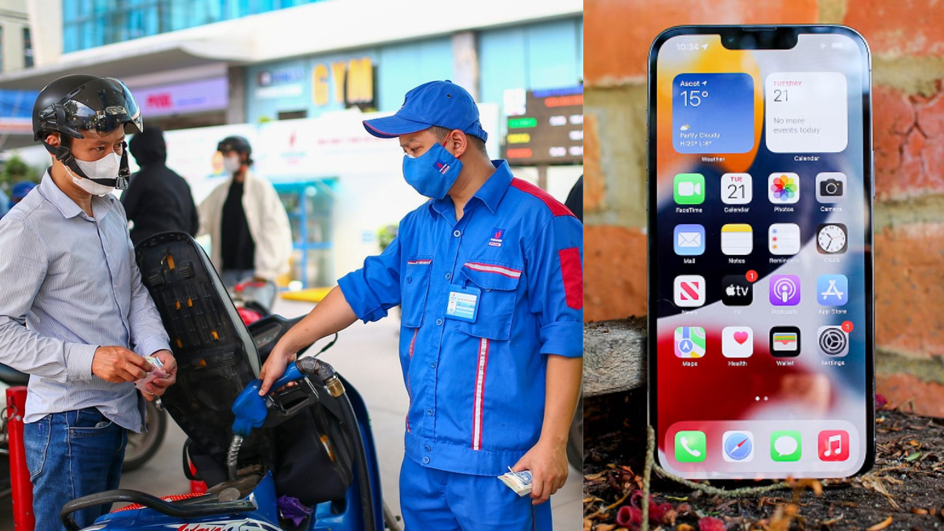 Gi&aacute; xăng dầu h&ocirc;m nay trưa 28/10: Thế giới lao dốc, xăng trong nước giảm s&acirc;u, iPhone 13 Pro Max cũ rẻ