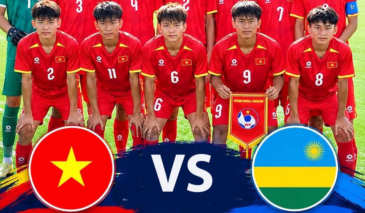 Kết quả b&oacute;ng đ&aacute; U15 Việt Nam vs U15 Rwanda h&ocirc;m nay 28/10 - U15 World Cup 2026: Rượt đuổi kịch t&iacute;nh