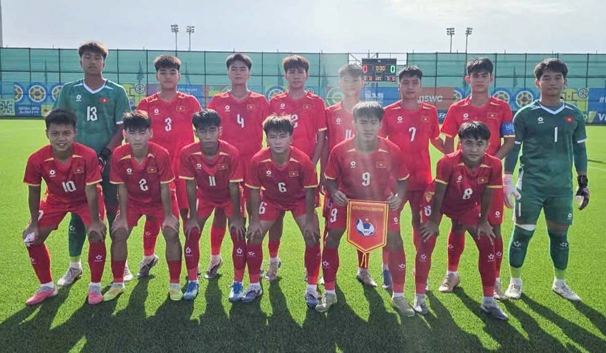 Lịch thi đấu VCK U15 World Cup 2026 h&ocirc;m nay 28/10 - K&ecirc;nh xem trực tiếp U15 Việt Nam đấu U15 Rwanda