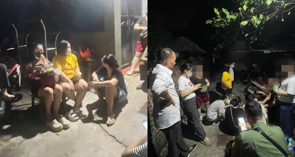 Phụ huynh trường tiểu học Ho&agrave;i Đức (H&agrave; Nội) bất ngờ kiểm tra bếp ăn, ph&aacute;t hiện loạt vỏ hộp thực phẩm lạ
