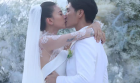 Clip quay trọn cảnh Ngô Thanh Vân - Huy Trần trao nhau nụ hôn ngọt ngào trong đám cưới thế kỷ