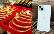 
                                 Giá vàng hôm nay chiều 19/8: Thế giới giằng co, trong nước tiếp đà giảm sâu, giá iPhone 15 Plus bao nhiêu? 
                            