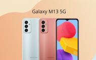 Samsung Galaxy M13 5G lộ diện thiết kế chính thức: 3 tùy chọn màu sắc cá tính với camera chính 50MP