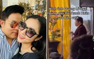 Lộ đoạn clip tỏ rõ thái độ của Quang Lê khi chạm mặt Hà Thanh Xuân sau đám cưới với Vua Cá Koi