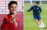 Quang Hải đặt dấu ấn đầu tiên tại Pau FC, ghi điểm với hành động 'đậm chất Việt Nam' sau buổi tập
