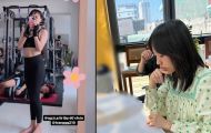 Diệu Nhi tung ảnh vòng eo thon gọn giữa tin đồn mang thai với Anh Tú