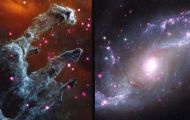 NASA tung hình ảnh cực ảo diệu về vũ trụ, hé lộ màu sắc thật của các giải ngân hà