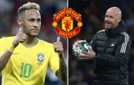 Tin chuyển nhượng tối 22/9: Đồng đội cũ Neymar cập bến HAGL; MU chiêu mộ sao trẻ hay nhất châu Âu?