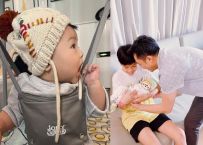 Ảnh cận mặt con gái Đàm Thu Trang lần đầu được công khai, CĐM trầm trồ vì quá đáng yêu