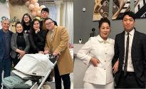 NSND Hồng Vân khoe ảnh gia đình sum họp, cậu quý tử duy nhất lộ diện gây chú ý