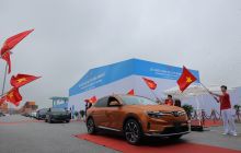 Cột mốc lịch sử của ngành công nghiệp ôtô Việt Nam:VinFast xuất khẩu lô xe điện đầu tiên ra thế giới
